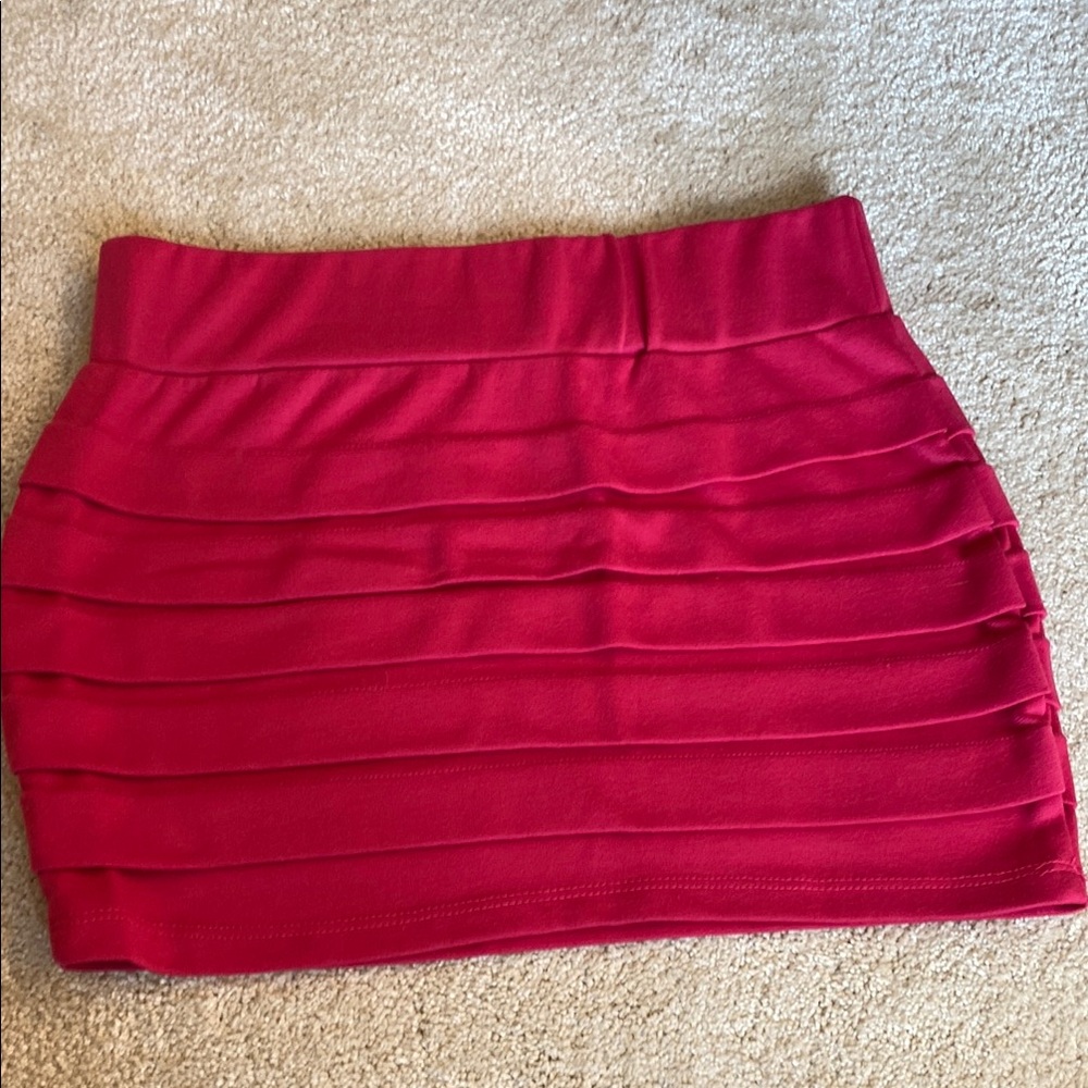 Wet Seal Vibrant Pink Mini Skirt